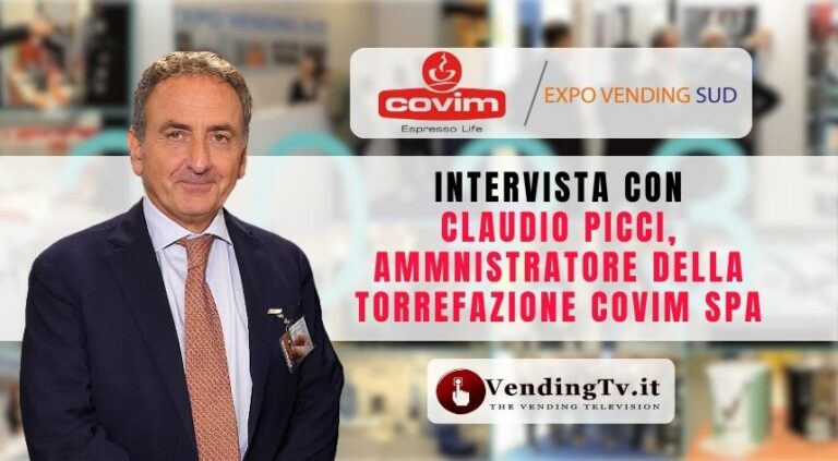 Expo Vending Sud 2023: l’intervista di VendingTv con Claudio Picci di Covim Spa Expo Vending Sud 2023: l’intervista di VendingTv con Claudio Picci di Covim Spa