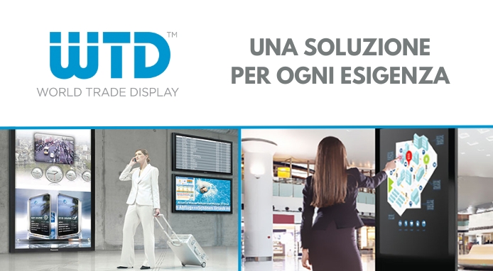 WTD amplia la gamma delle soluzioni display e digital signage