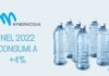 Mineracqua: nel 2022 i consumi sono cresciuti del 4%