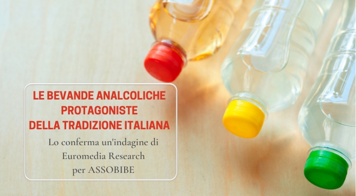 Euromedia Research per Assobibe: le bevande analcoliche sono un “sorso di Made in Italy”
