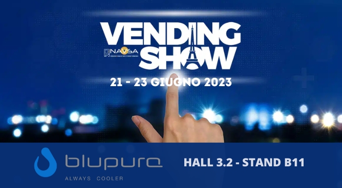 Blupura pronta a stupire al Vending Show 2023 di Parigi