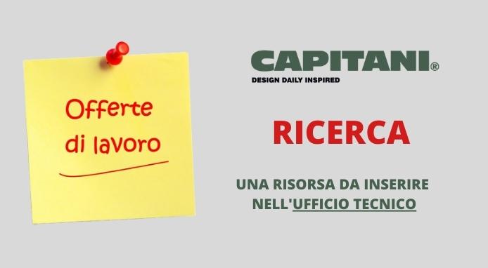 Capitani srl ricerca una figura da inserire nel team tecnico