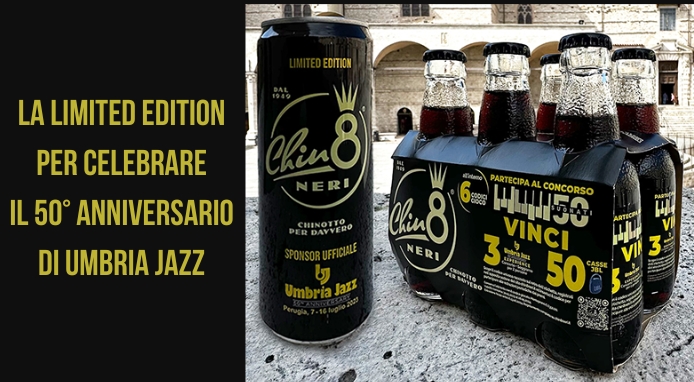 Chin8 Neri celebra Umbria Jazz con la limited edition “50 suonati”