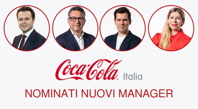Coca-Cola annuncia nuove nomine per il mercato italiano