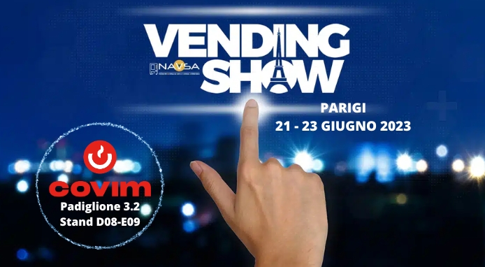 COVIM a Vending Show Paris con le novità di gamma e il restyling dell’immagine coordinata