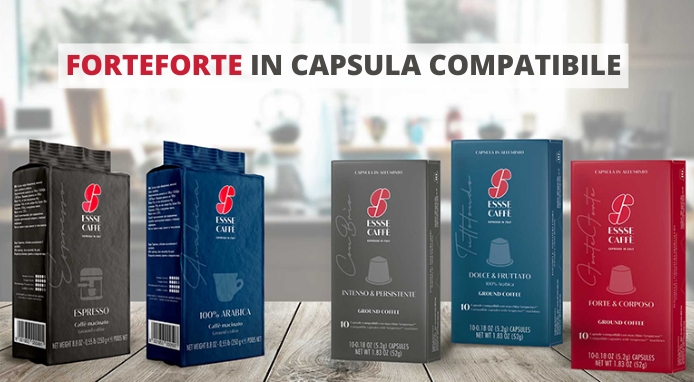 Essse Caffè lancia ForteForte anche in capsula compatibile