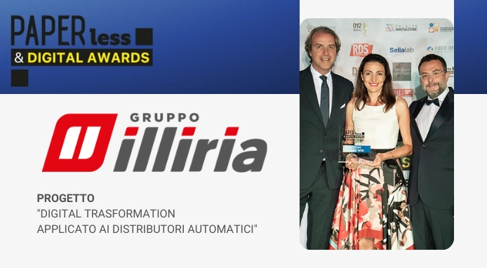 Gruppo Illiria vince il premio speciale Web ai Paperless & Digital Awards