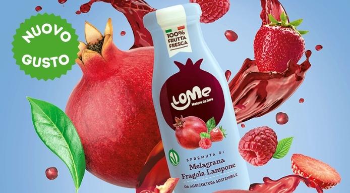 Lome Super Fruit: arriva il nuovo gusto melagrana, fragola e lampone