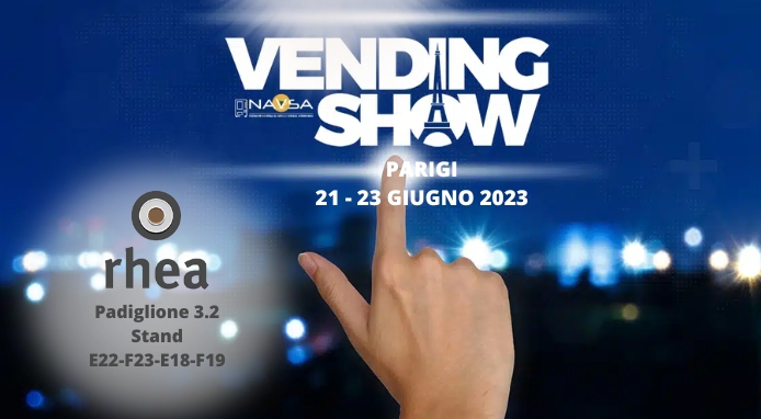 Rhea a Vending Show Paris con le sue soluzioni per una coffee experience innovativa