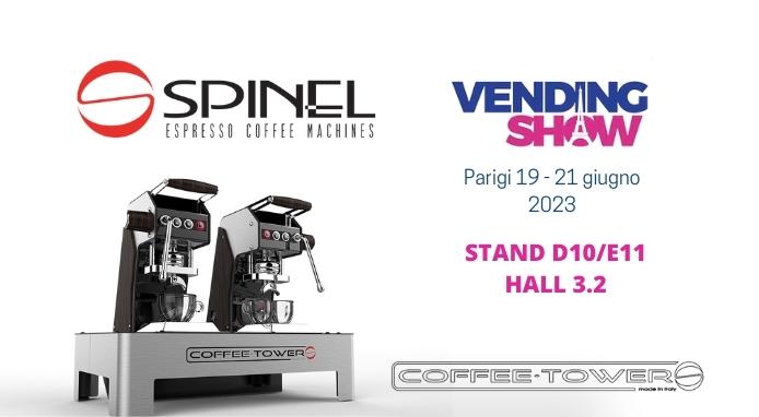 Coffee Tower: il nuovo gioiello di casa Spinel al Vending Show Paris