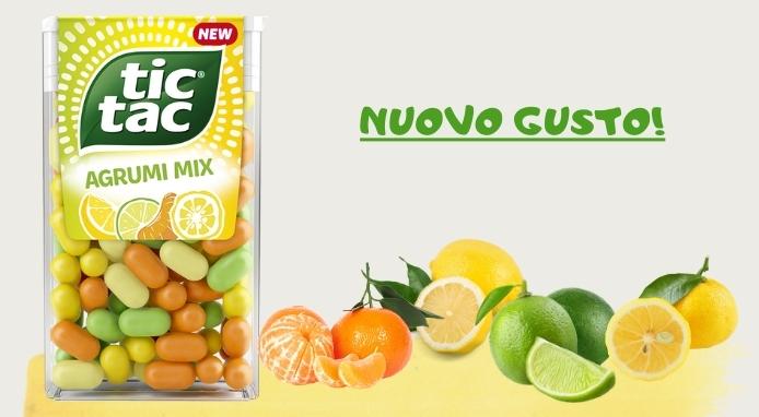 Tic Tac® lancia il nuovo gusto Agrumi Mix