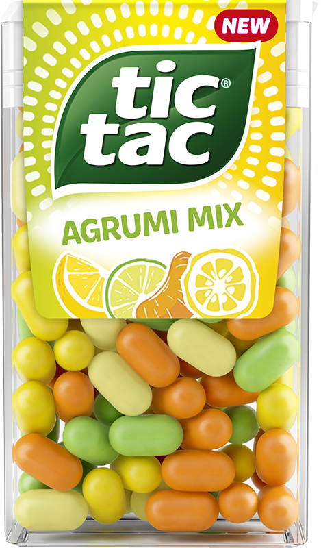 Tic Tac® lancia il nuovo gusto Agrumi Mix