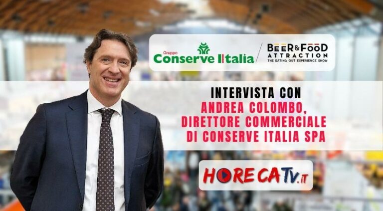 Beer&Food Attraction 2023: l’intervista di HorecaTv con Andrea Colombo di Conserve Italia