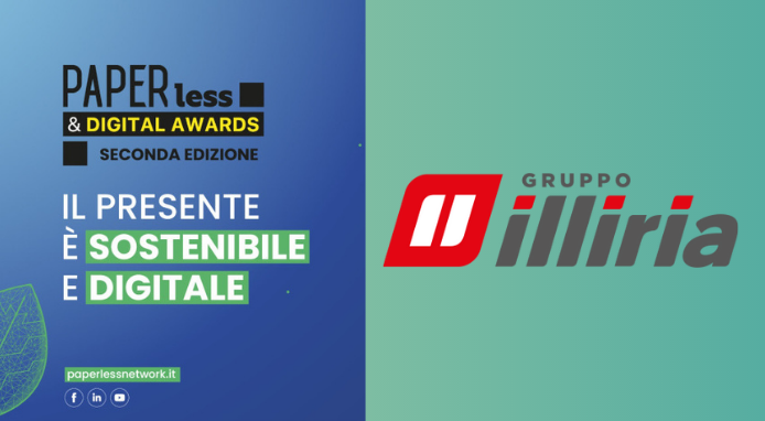 Gruppo Illiria tra le finaliste dei Paparless & Digital Awards