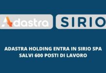 AdAstra Holding (Gimoka e Sogedai) salva la Sirio SpA