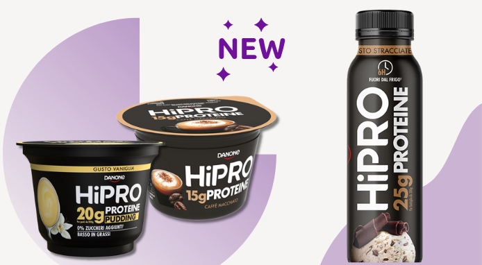 Hipro 20g Protéines Pudding Vanille 200g