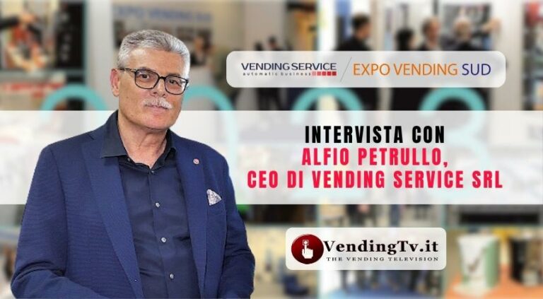 Expo Vending Sud 2023: l’intervista di VendingTv con Alfio Petrullo di Vending Service srl Expo Vending Sud 2023: l’intervista di VendingTv con Alfio Petrullo di Vending Service srl