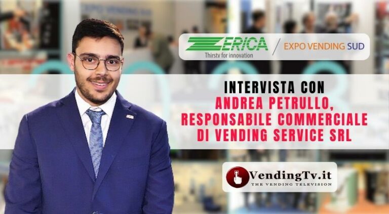 Expo Vending Sud 2023: l’intervista di VendingTv con Andrea Petrullo di Vending Service srl Expo Vending Sud 2023: l’intervista di VendingTv con Andrea Petrullo di Vending Service srl