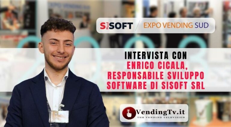 Expo Vending Sud 2023: l’intervista di VendingTv con Enrico Cicala di Sisoft srl