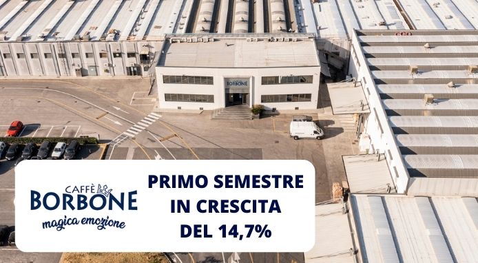 Caffè Borbone: nel primo semestre il fatturato cresce del 14,7%