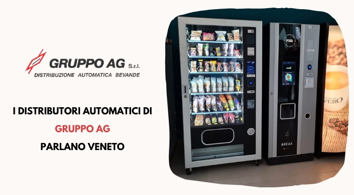 I distributori automatici della AG sono trilingue e parlano veneto