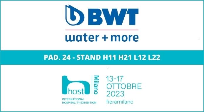 HOST 2023: l’anteprima di BWT water+more