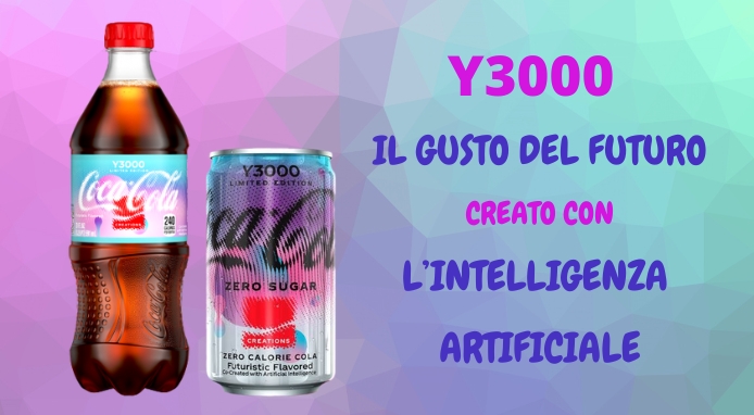 Coca Cola® Y3000 Zero Sugar la limited edition creata con l’Intelligenza Artificiale