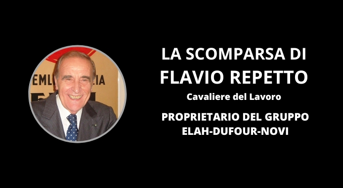 Scompare Flavio Repetto, imprenditore visionario e patron di Elah-Dufour-Novi