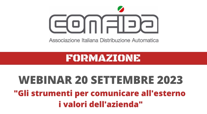 Formazione CONFIDA: un webinar sulla comunicazione dei valori aziendali Formazione CONFIDA: un webinar sulla comunicazione dei valori aziendali