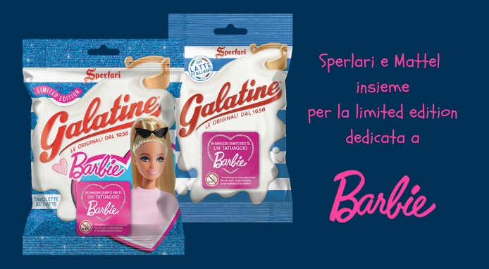 Le iconiche Galatine latte si vestono del rosa brillante di Barbie