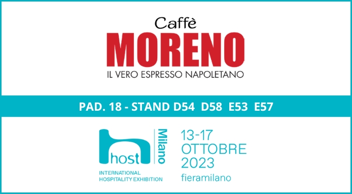 HOST 2023: l’anteprima di Caffè Moreno