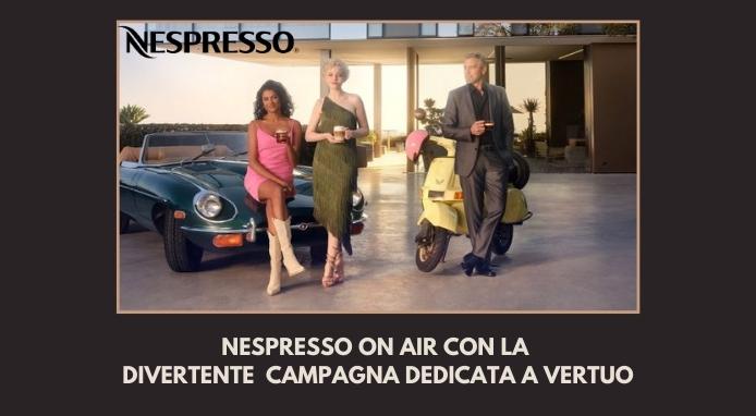 Nespresso: George Clooney con Julia Garner e Simone Ashley nel nuovo spot Vertuo