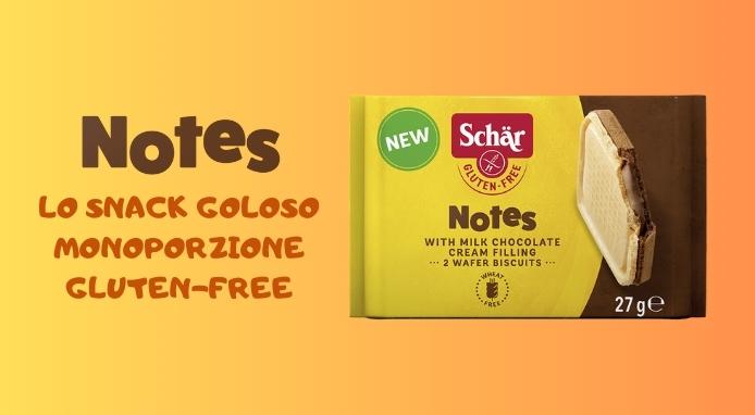 Schär Foodservice lancia “Notes” monoporzione, snack con cioccolato al latte