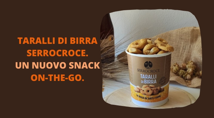 Il birrificio Serrocroce lancia un nuovo snack on-the-go: i Taralli di Birra