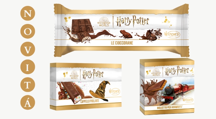 Il cioccolato Witor’s si riempie di magia con la nuova linea Harry Potter
