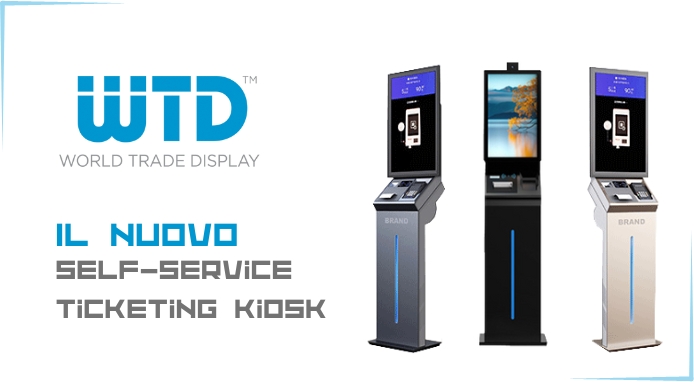 WTD presenta il nuovo Self-Service Ticketing Kiosk serie SUMMUW
