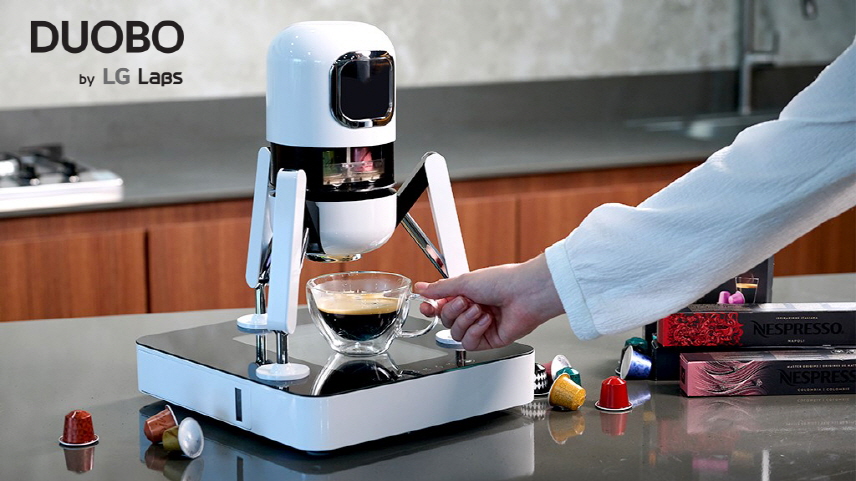 DUOBO by LG Labs: la macchina per il caffè che viene dallo spazio