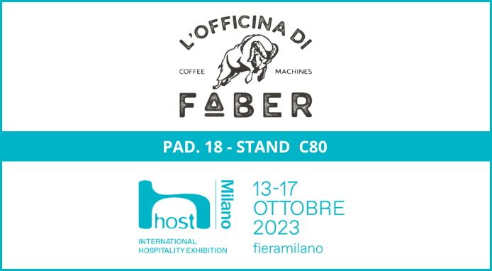 HOST 2023: l’anteprima di Faber Coffee Machines