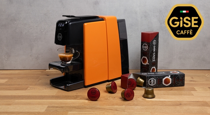 GISE Caffè presenta a HOST il suo sistema chiuso a capsule brevettato