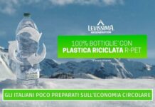 Levissima: gli italiani ancora poco preparati sull’economia circolare