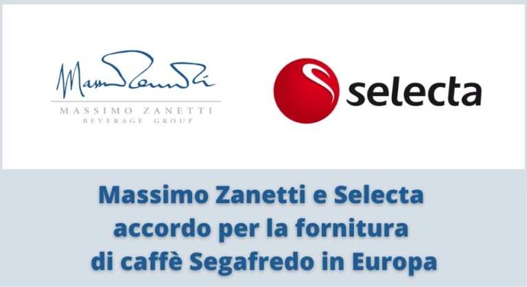 Accordo tra Massimo Zanetti BG e Selecta per il caffè Segafredo