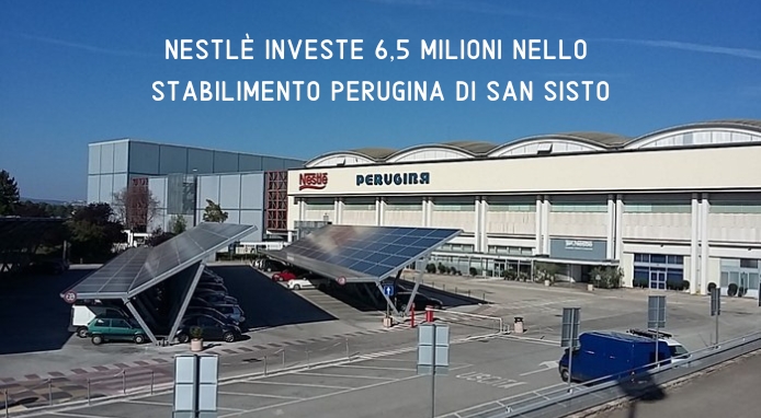 Il Gruppo Nestlé investe 6,5 milioni di euro nello stabilimento Perugina