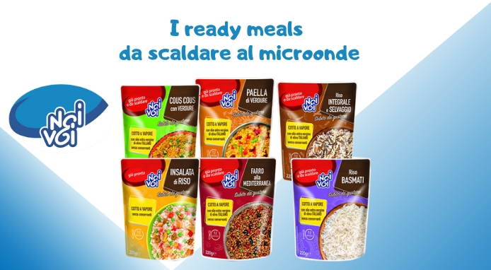 C3 lancia i ready meals Noi&Voi a base vegetale e cotti al vapore