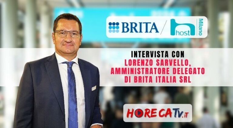 Host 2023: l’intervista di HorecaTv con Lorenzo Sarvello di Brita Italia Srl
