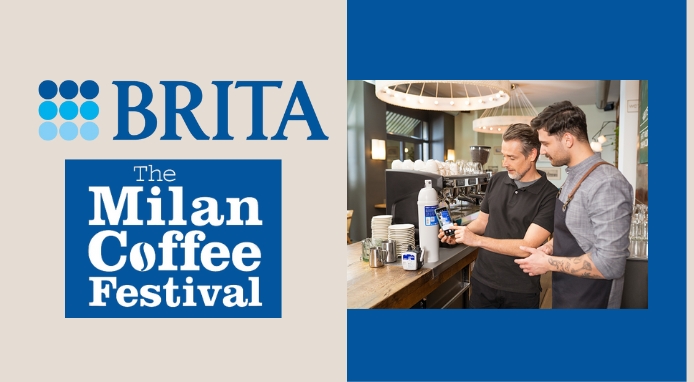 BRITA fornisce acqua su misura  per il Milan Coffee Festival