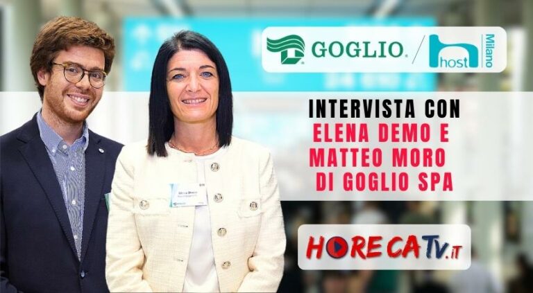 Host 2023: l’intervista di HorecaTv con Elena Demo e Matteo Moro di Goglio SpA