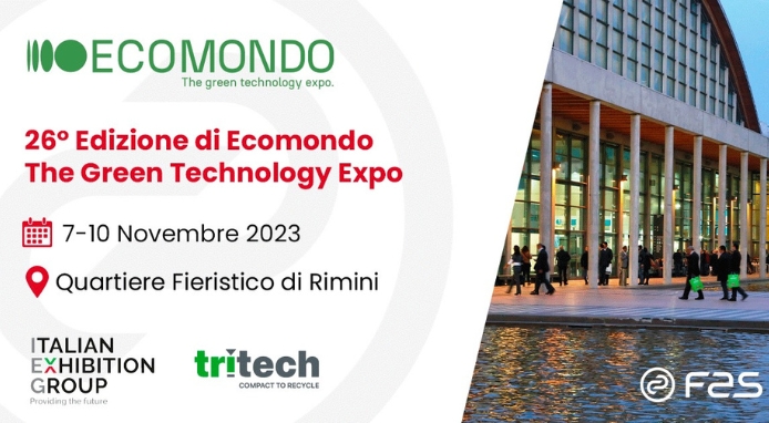 Tritech by FAS partecipa a Ecomondo dal 7 al 10 novembre a Riminifiera