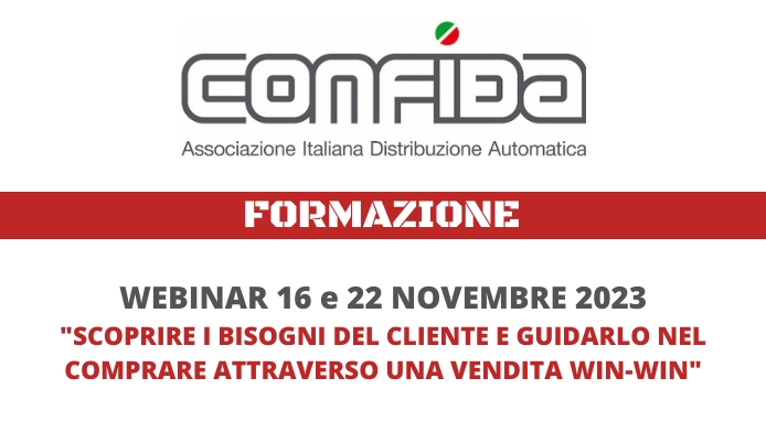 Formazione CONFIDA: un webinar sui bisogni del cliente e le vendite win-win