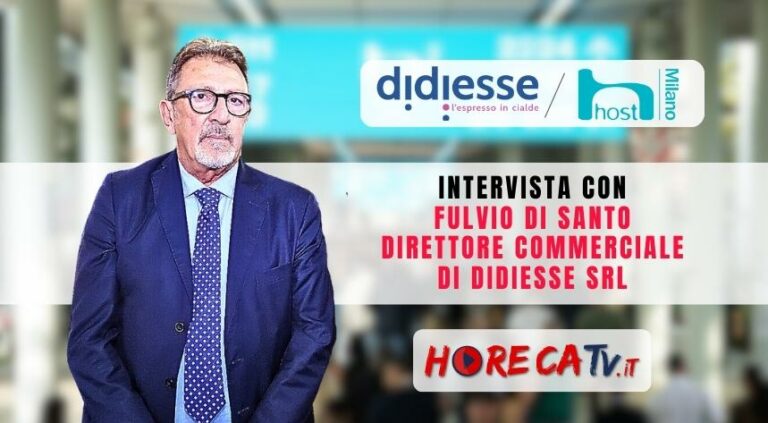 Host 2023: l’intervista di HorecaTv con Fulvio Di Santo di Didiesse Srl Host 2023: l’intervista di HorecaTv con Fulvio Di Santo di Didiesse Srl