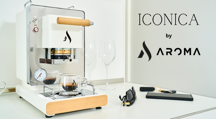 Aroma lancia la nuova macchina da caffè ICONICA ispirata alla Dolce Vita Aroma lancia la nuova macchina da caffè ICONICA ispirata alla Dolce Vita